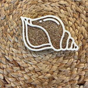 Sea Shell Car Freshie,Vanilla Pineapple Margarita Scent,Beachy Car Air Freshener